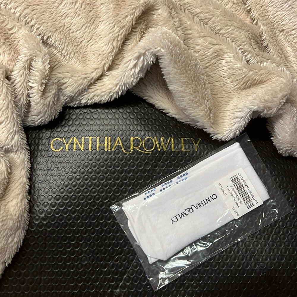 CYNTHIA ROWLEY Crystal Socks - Picture 6 of 6